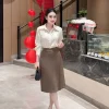 Chân váy nữ dáng suông công sở
