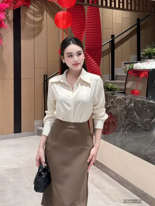 IMG_1506 Chân váy nữ dáng suông công sở