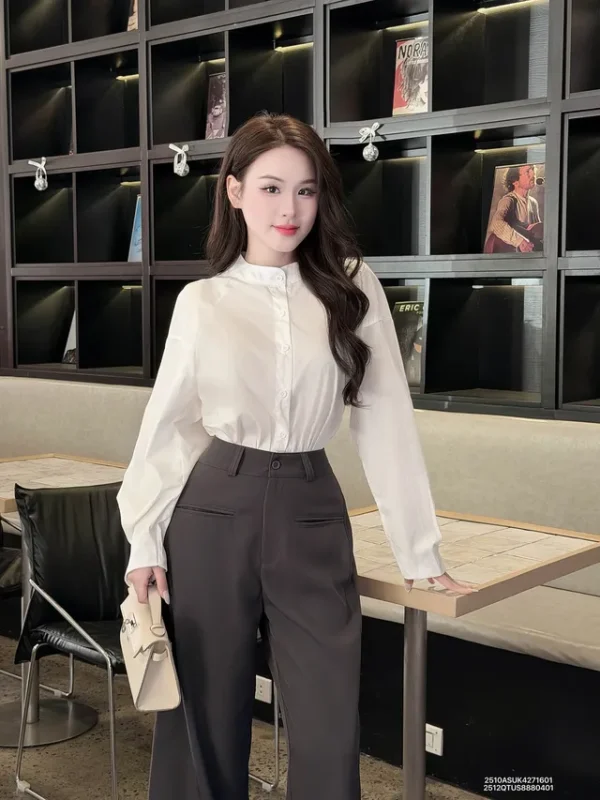 IMG_6009 Quần tây nữ suông 2 túi ngang