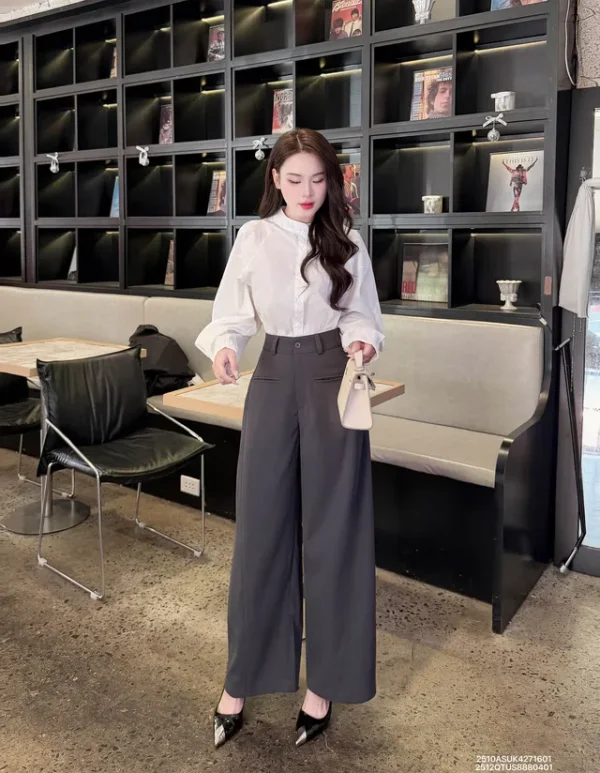 IMG_6012 Quần tây nữ suông 2 túi ngang