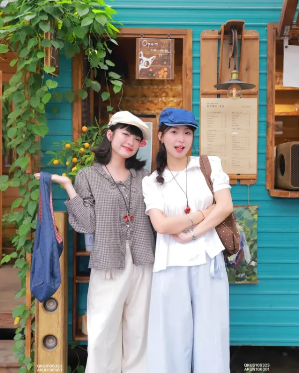 IMG_6523 Quần kaki nữ ống suông thun sau viền